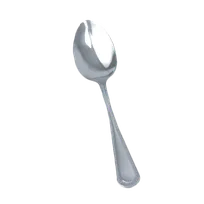 product of Thunder Group SLNP004 Dessert Spoon, 7.28", 18/0 Stainless Steel, Mirror-Finish - Dozen