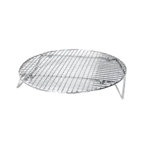 product of Thunder Group SLRACK1734 Steamer Rack, 17-3/4" Dia., Nickel-Plated