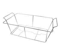 product of Thunder Group SLRCF511 Wire Stand, 22-3/4" X 12-1/4" X 9", For Full Size Aluminum Foil Tray, Dual-Sided Handles