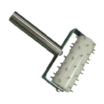 product of Thunder Group SLRD038 Roller Docker, Plastic Barrel, 3/8" Stainless Steel Pins, Stainless Steel Handle