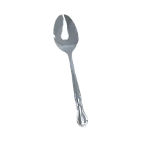 product of Thunder Group SLSF114 Dessert Spoon, 7.32", 18/0 Stainless Steel, Bright Finish - Dozen