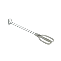 product of Thunder Group SLSR015 Scissor Tongs, 15"L, With Safety Handle, Stainless Steel