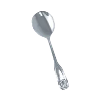 product of Thunder Group SLSS004 Dessert Spoon, 7.52", 18/0 Stainless Steel, Mirror-Finish - Dozen