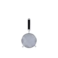 product of Thunder Group SLSTN5206PB Strainer, 6" Dia. Double Fine Mesh, Black Plastic Handle, Stainless Steel