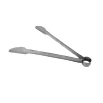 product of Thunder Group SLTG309 Hamburger Tongs, 9"L, Stainless Steel