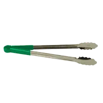 product of Thunder Group SLTG816G Utility Tongs, 16" L, One-Piece, Non-Slip, Green