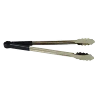 product of Thunder Group SLTG816K Utility Tongs, 16" L, One-Piece, Non-Slip, Black