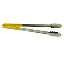 product of Thunder Group SLTG816Y Utility Tongs, 16" L, One-Piece, Non-Slip, Yellow