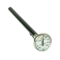 product of Thunder Group SLTH160 Pocket Thermometer - 1-1/8" Display, 5" Stem, -40°F to 160°F Range, NSF Certified, Pocket Clip