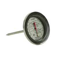 product of Thunder Group SLTH200 Meat Thermometer, Zoned Dial Display With Stem, 120° To 200° F Temperature Range
