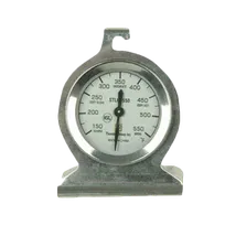product of Thunder Group SLTHD550 Oven Thermometer - Dial, 150°F-550°F Range, ±1° Accuracy, Hang or Stand, Steel, NSF Certified
