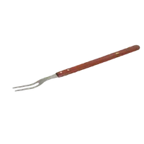 product of Thunder Group SLTWPF021 Pot Fork, 21" Long, Riveted Wood Handle, Stainless Steel