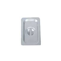 product of Thunder Group STPA5140C Steam Table Pan Cover, 1/4 Size, Solid With Handle, Reinforced Corners