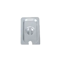 product of Thunder Group STPA5140CS Steam Table Pan Cover, 1/4 Size, Slotted With Handle, Reinforced Corners