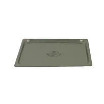 product of Thunder Group STPA5230C Steam Table Pan Cover, 2/3 Size, Solid With Handle, Reinforced Corners