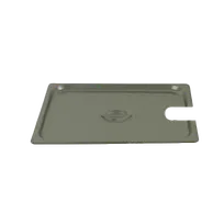 product of Thunder Group STPA5230CS Steam Table Pan Cover, 2/3 Size, Slotted With Handle, Reinforced Corners