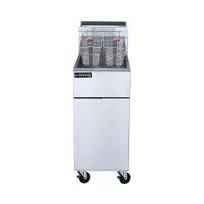 product of Dukers Appliance Co DCF4-NG Full Pot Floor Model Gas Fryer w/ 50 Lb Capacity, 120.000 BTU