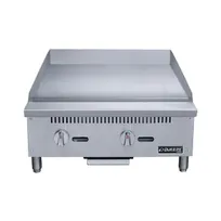 product of Dukers Appliance Co DCGMA24 24" Countertop Manual Gas Griddle, 1" Steel Plate, 60.000 BTU