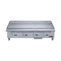product of Dukers Appliance Co DCGMA48 48" Countertop Manual Gas Griddle, 1" Steel Plate, 120.000 BTU