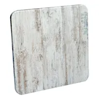 product of JustChair TTDCSN18-3045-GR3 DesignChoice Laminate Table Top, Rectangle, 30" x 45", 1" Thick, Seamless, Indoor, Black Melamine Backer, 3 Mil Thermoformed Vinyl