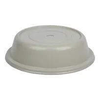 product of Cambro 100VSNH101 Plate Cover - 10" Dia 2-11/16" H Beige Fiberglass 300°F Dishwasher Safe - 144/Case
