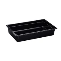 product of Cambro 14HP110 H-Pan 4" Black Hi-Temp Plastic Food Pan, NSF, Non-Stick, -40°F to 375°F, US Made
