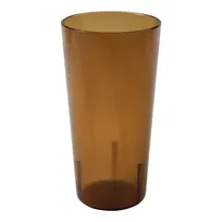 product of Cambro 2000P2153 - 22 oz Amber SAN Tumbler, 3-3/8" Dia, Textured, Dishwasher Safe - 24/Case