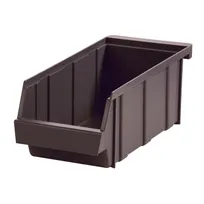product of Cambro 5412CBP131 Condiment Organizer Bin, 5" W x 12" D x 4-1/4" H, Dark Brown Poly Plastic, USA Made