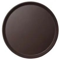product of Cambro 900CT138 - Round 9" Fiberglass Serving Tray, Tan Non-Skid Surface, Dishwasher-Safe, NSF Certified, Made in USA