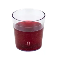 product of Cambro 900P2152 Colorware Tumbler, 9.7 oz, 3-3/16" Dia, Textured Clear SAN Plastic - 24/Case