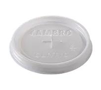 product of Cambro CLLT8190 Disposable CamLid Translucent Lid for 8oz Laguna LT8 Tumbler Made in USA - 2000/Case