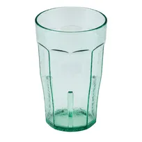 product of Cambro LT14427 - Laguna Tumbler, 14 oz SAN Plastic, Spanish Green Finish, Impact & Break-Resistant