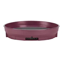 product of Cambro MDSCDB9487 Thermal Base - Camduction 9-9/16" Dia x 1-15/96" H, Cranberry, Made in USA