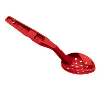 product of Cambro SPOP11CW404 - 11" Red Deli Spoon, Plastic, Perforated, Notched, Hole, NSF, Dishwasher Safe