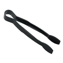 product of Cambro TG9110 Plastic Serving Tongs, 9" Black, Heat-Resistant -40°F to 212°F, NSF, Dishwasher Safe