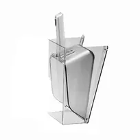 product of Cal-Mil 1031-64 Econo Scoop Guard, Wall-Mount Holder With 64 Oz Scoop, 5"W x 8-1/2"D x 13-3/4"H