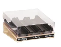 product of Cal-Mil 22062-CVR Bagel Display Cover, Clear Write-On Cover, 15" W x 16" D x 4-1/4" H, Smallwares