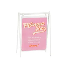 product of Cal-Mil 23160-811-15 Juno Hanging Frame, 9.5"W X 15"H, Fits 8.5X11 Signs