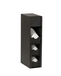 product of Cal-Mil 23421-13 Straw Holder, 3-Section ABS Plastic, 6" W x 11.5" D x 23.5" H, Classic