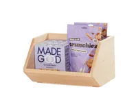 product of Cal-Mil 23762-9-71 Blonde Angled Wood Box Top, 12"W X 9"D X 7"H, Natural Blonde Wood Finish