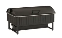 product of Cal-Mil 23793-13 Chafing Dish Heater, 23" W x 15" D x 13" H, Grooved Detail, Buffet Service
