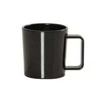 product of Cal-Mil 23821-13 12-Oz Stackable Melamine Coffee Mug, Black, Dishwasher Safe Tableware