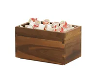 product of Cal-Mil 23842-6-78 Sydney Box, 6.5"W x 10"D x 6"H Walnut Smallwares, Fits 23848 Risers