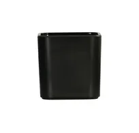 product of Cal-Mil 24021-4-13 Hudson Jar, 3.75" W x 3.75" D x 3.75" H, Black Melamine Canister, Dishwasher Safe