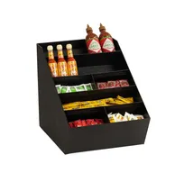 product of Cal-Mil 24066-13 Lid/Straw And Condiment Holder, 15"W X 13.5"D X 20"H, Abs Plastic