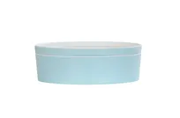 product of Cal-Mil 24126-9-127 Bento Box, 9" Dia. Round Melamine Dishwasher Safe Ocean Blue