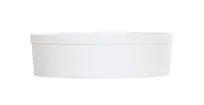 product of Cal-Mil 24129-10-15 Bento Box, 10.5" Dia. Round Melamine White Dishwasher Safe