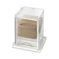 product of Cal-Mil 295 Classic Unwrapped Toothpick Dispenser, 3.75"W X 3.25"D X 5.25"H, Acrylic, Clear