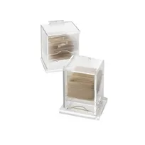 product of Cal-Mil 304 Classic Toothpick Dispenser, 4.5" X 3.5" X 5.25"H, Acrylic, Clear