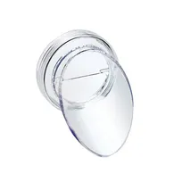 product of Cal-Mil 3300-28LIDLG Large Clear Plastic Dressing Bottle Lid, 2-1/4" Diameter, Thick Dressing Use